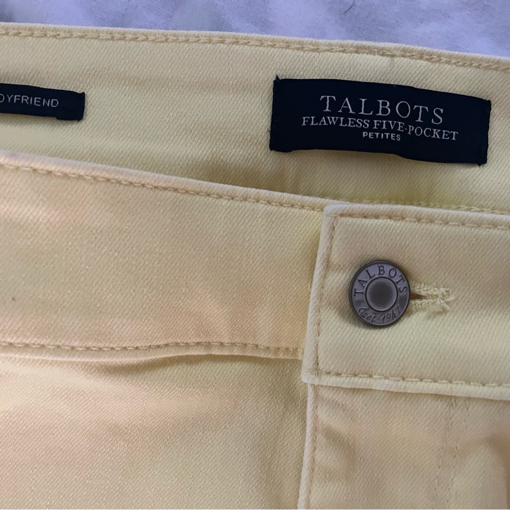 Talbots yellow jeans